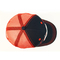 記念日の赤い網5のパネルのトラック運転手の帽子の注文のロゴ3Dの手紙の刺繍のブランク