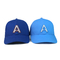 柔らかい流行の青い色5のパネルの野球帽のサイズ56-60CM