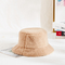 58cmの暖かい冬のPlushのどのミンクの毛皮のバケツの帽子