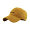 黄色い色6の女性のためのパネルによって曲げられるバイザーのお父さんの帽子