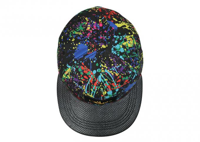 多彩で平らな縁のピークの帽子の通り様式を2019ばねのHip Hopの帽子楽勝で突破して下さい