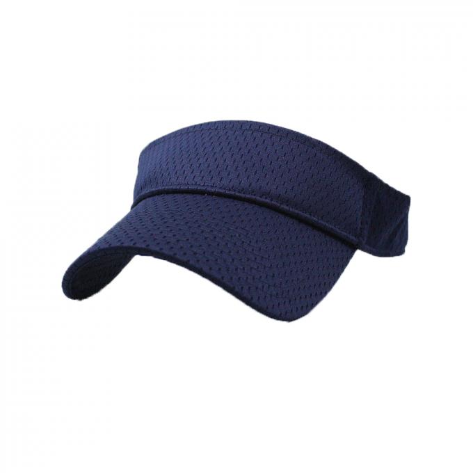 OEMのスポーツ注文の刺繍のロゴの100%のポリエステル サン バイザーの帽子
