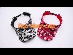 カムフラージュのスポーツのゴルフ帽調節可能な浜のサン バイザーの帽子を印刷するBSCIの工場注文のデジタル