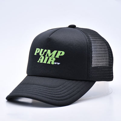 工場高品質カスタマイズされたゴラススクリーン印刷トラッカーハット高品質コットンメッシュトラッカーキャップ