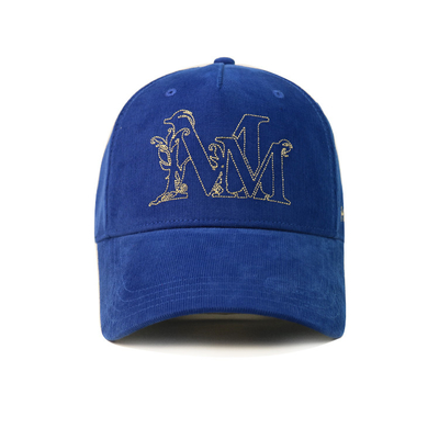 明白な様式の快適な6つのパネル メンズ コーデュロイの野球帽のサイズ56-60CM
