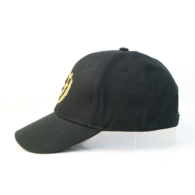 刺繍の印刷のロゴの野球帽の綿は金属のバックルが付いている調節可能なスポーツの帽子の革紐を作りました