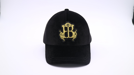 冬の平野のビロードによって刺繍される56cm 3Dパッチのロゴを野球帽