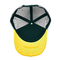 カスタム 5 パネル フラット エーム メッシュ トラッカー帽, 刺さった織物 ラベル ロゴ 泡 トラッカーキャップ