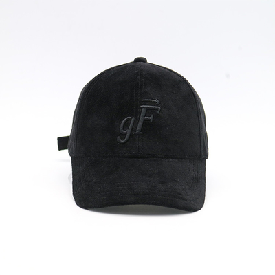 Unisex 刺身野球キャップ 曲がりくねった縁とメンタルストラップ スウェード布