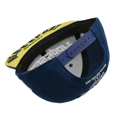 綿平らなビルGorras 3Dは人のための急な回復の帽子を刺繍した