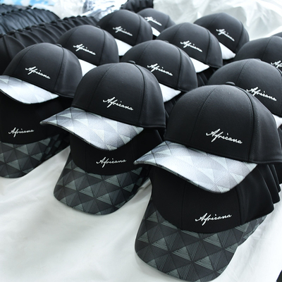 Customizable 6 Panel Baseball Cap with Adjustable Strap and Curved Visor