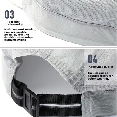 構造化されていない調整可能なスポーツキャップ 男性と女性用の軽量ランニングキャップ