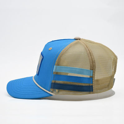 高品質カスタムオーストラリアトラッカーキャップ 100%コットン サイドストライプ刺繍ロゴデザイン あなただけのユニークなスタイルトラックハット