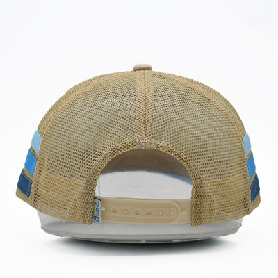 高品質カスタムオーストラリアトラッカーキャップ 100%コットン サイドストライプ刺繍ロゴデザイン あなただけのユニークなスタイルトラックハット