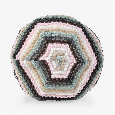 高品質レディースストライプニットビーニー ゆったりスタイル スカルキャップ スポーツ 冬用キャップ アウトドア ノーカフビーニー