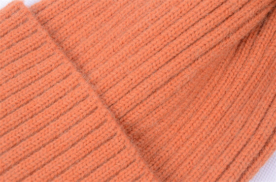 冬の暖かい編み帽子 女性 休憩式 固い条紋のスカリー 帽子 スキー帽子 子供 フロッピー毛皮 ポンポム キャップ