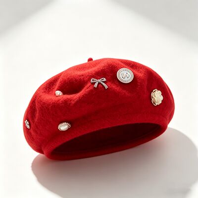 レディースのためのカジュアル冬のベレットキャップ