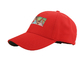 驚くばかりの大人のスポーツのお父さんの帽子の赤によって混ぜられる生地注文パッチの刺繍
