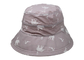 カスタマイズされるピンクの太陽のブロックの日よけの大人女性のバケツの帽子を印刷します