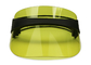 UV50+によって着色されるジャカード伸縮性があるテープが付いている緑の調節可能なサン バイザーの帽子