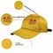 黄色い女の子6のパネルによって曲げられた帽子/習慣は野球帽の明白なパターンを刺繍しました