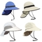 柔らかい男女兼用の折り畳み式のバケツの帽子、大きい頭部のための釣日曜日の粋な帽子