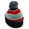 100%のMerinoのウールのニットの帽子の帽子のCustomdeのロゴの平野の帽子の冬の帽子