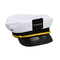 Hatの個人化なる空白の大尉の帽子昇進の白人の船員の大尉