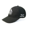 屋外の調節可能な刺繍された野球帽明白に注文の空白の黒い色