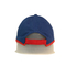 OEMは印刷された野球帽ゴム製パッチの刺繍パッチの濃紺を整備します
