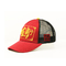 網パッチのロゴの大人の使用を用いる赤い色の昇進5のパネルのトラック運転手の帽子