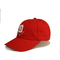 ロゴ3dの刺繍の赤の昇華ウールの野球のスポーツのお父さんの帽子