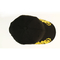 両側の黒いスポーツの帽子、6つのパネルの野球の習慣のロゴの金の印刷物
