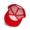 方法平らな刺繍のロゴの夏の男女兼用の赤い網の野球帽