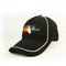平らな刺繍のロゴの注文の野球帽の綿の調節可能な組み立てられたスポーツの帽子