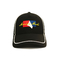 平らな刺繍のロゴの注文の野球帽の綿の調節可能な組み立てられたスポーツの帽子