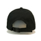 黒6のプラスチック バックルの帽子Bsciが付いているパネルによって曲げられる縁の注文の野球帽