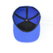 パネルの青い急な回復の帽子の帽子の調節可能な7つの穴のプラスチック背部閉鎖の絹の印刷物