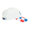 3d刺繍のロゴの注文のゴルフ帽/白い綿の野球帽を楽勝で突破して下さい